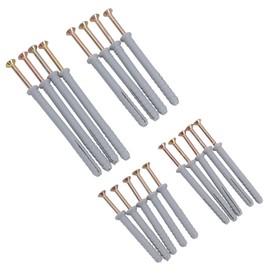 Screw and Anchor Wall Raw Plugs for Brick Concrete Wood 5mm – 8mm 18pc