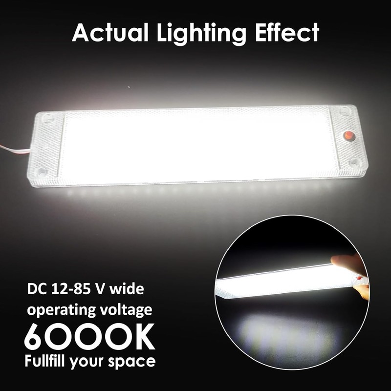 12V/24V RV Interior Light 108LEDs 12W LED Light Bars RV