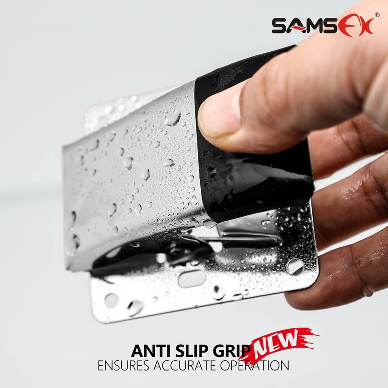 SAMSFX Fish Cleaning Board Tools Fillet Clamp w/Screws Deep-Jaw Fish