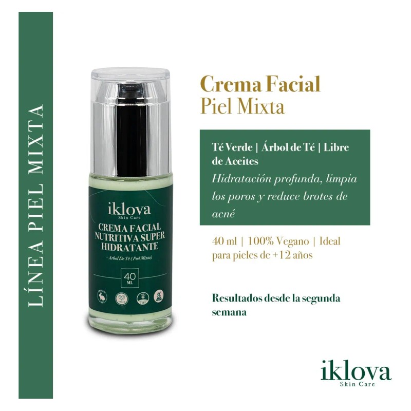 Crema Anti Acné Piel Mixta Iklova