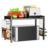 DOLALIKE Microwave Oven Rack, Expandable Microwave Stand Countertop Kitchen Utensils