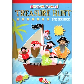 Flowerpot Press Stick-to Learning - Treasure Hunt - Sticker Book