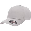 Flexfit Men's Athletic Baseball Fitted Cap, Silver, XXL