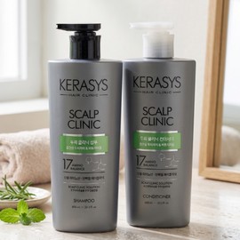 Shampoo Conditioner Composition Set 600ml Scalp Scaling Dead Skin Dandruff Management Oil and Water Large Capacity Shampoo Rinse / 샴푸 컨디셔너 구성 세트 600ml 두피 스케일링 각질 비듬관리 유수분 대용량 샴푸린스