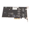 PoE Network Card 4 RJ45 Ports PCIe Slot 2.5G 30W