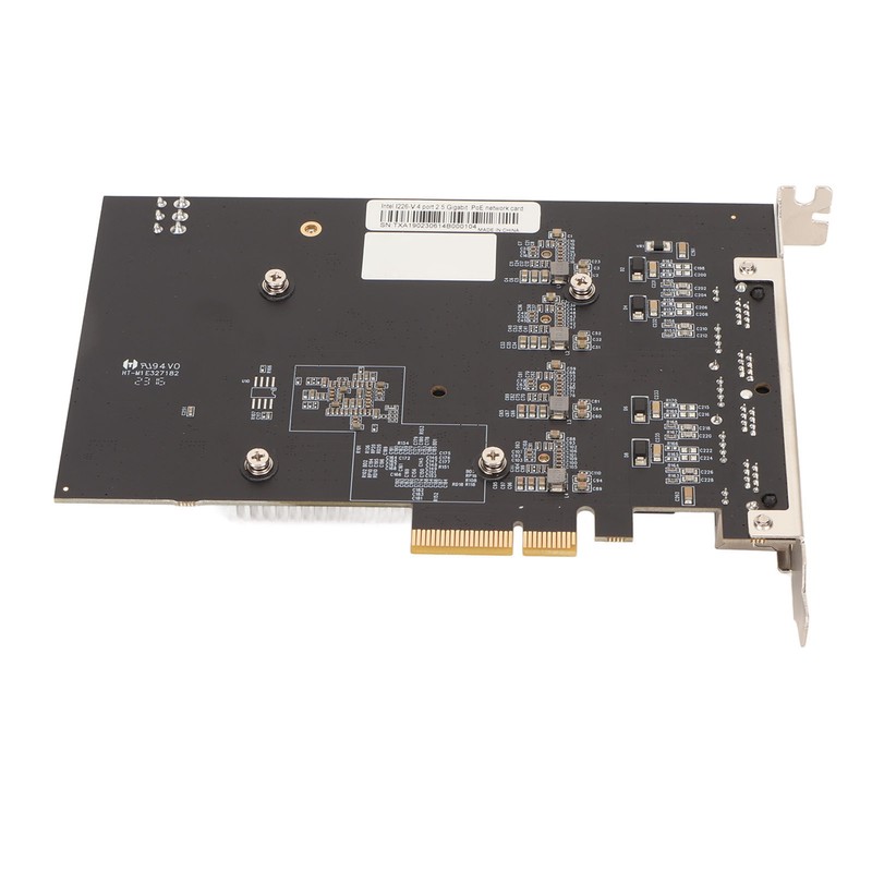 PoE Network Card 4 RJ45 Ports PCIe Slot 2.5G 30W