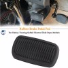 Unbranded Rubber Brake Pedal Pad Cover For Harley Touring Electra