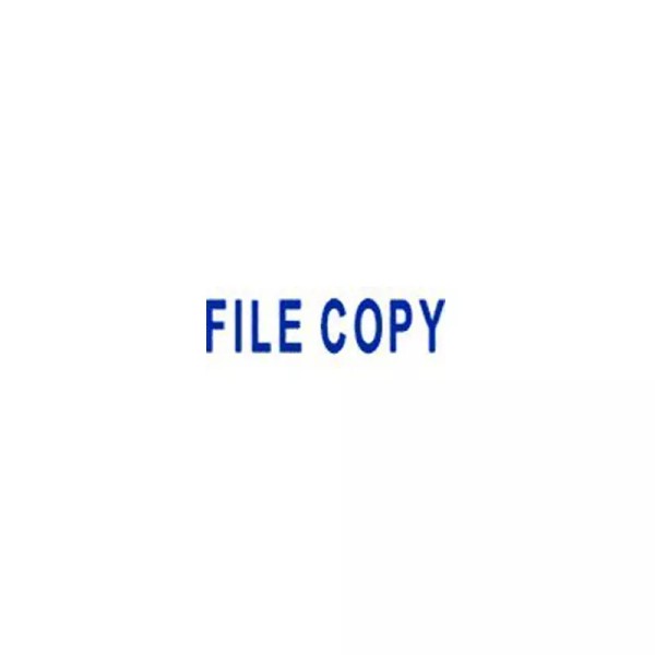 Cosco FILE COPY Self-Inking Stamp -Blue - Trodat 4911 -