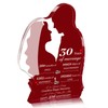 30th Wedding Anniversary Decorations 0.6" Thickness Acrylic, 30 Year Anniversary