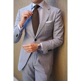 HISDERN Mens Ties Brown Ties for Men Chocolate Necktie with Pocket Square Set Formal Satin Silk Solid Dark Tie Handkerchief Classic Wedding Plain Neck Tie Set