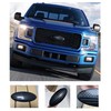 CONGCONG fit Ford Emblem, 9.5 inch Overlay Front Grille Tailgate