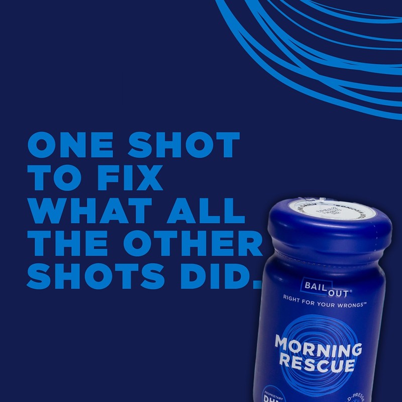 Bailout Wellness - Morning Rescue, Liquid Hydrating Drink, 2 Fluid