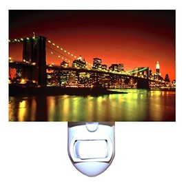 Gotham Decor Brooklyn Bridge at Night Decorative Night Light