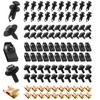 Pack of 100 Sheet Metal Nut Screw Nut Clip Kit,