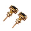 2pcs Guitar Strap Locks Metal Security Quick Release Strap Buttons