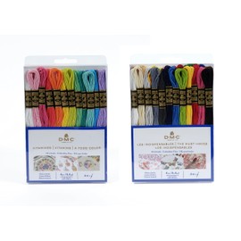 DMC - Assortment of Special Ground 117 MC Thread - Vitamins & Essential Colours - 100% Cotton - 48 Strands of 4m | Embroidery Thread Ideal for Cross Stitch