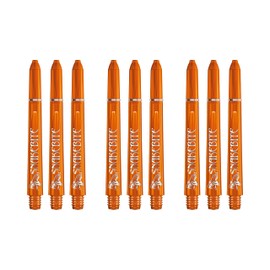 RED DRAGON Peter Wright Snakebite Signature Series Medium Orange Stems - 3 Sets per Pack (9 Shafts Total)