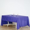 60''x126 Inch Rectangle Tablecloth Polyester Circular Wrinkle Free Table Cloth