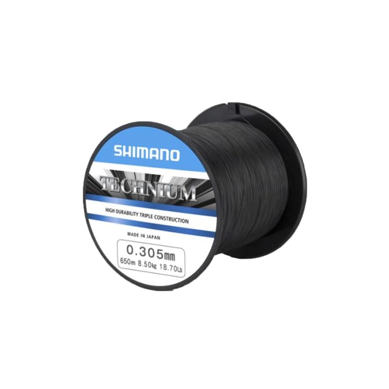 Shimano Technium Line, Dark Grey, 0,22 millimeter, 1920 meter, 5.00kilogram,