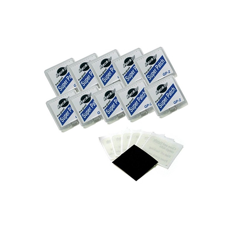 Park Tool GP-2 Pre-Glued Super Patch Puncture Repair Kits (Pack