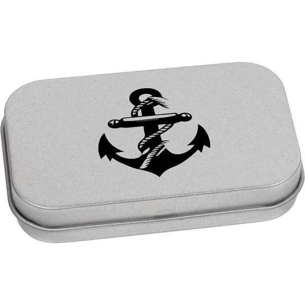80mm 'Boat Anchor' Metal Hinged Tin/Storage Box (TT00245279)