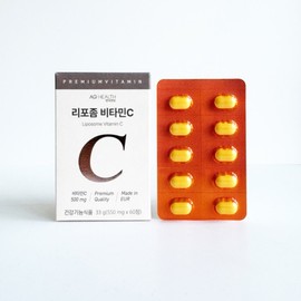 Anguk Health Liposomal Vitamin C 550mg x 60 tablets - / 안국건강 리포좀 비타민C 550mg x 60정 -