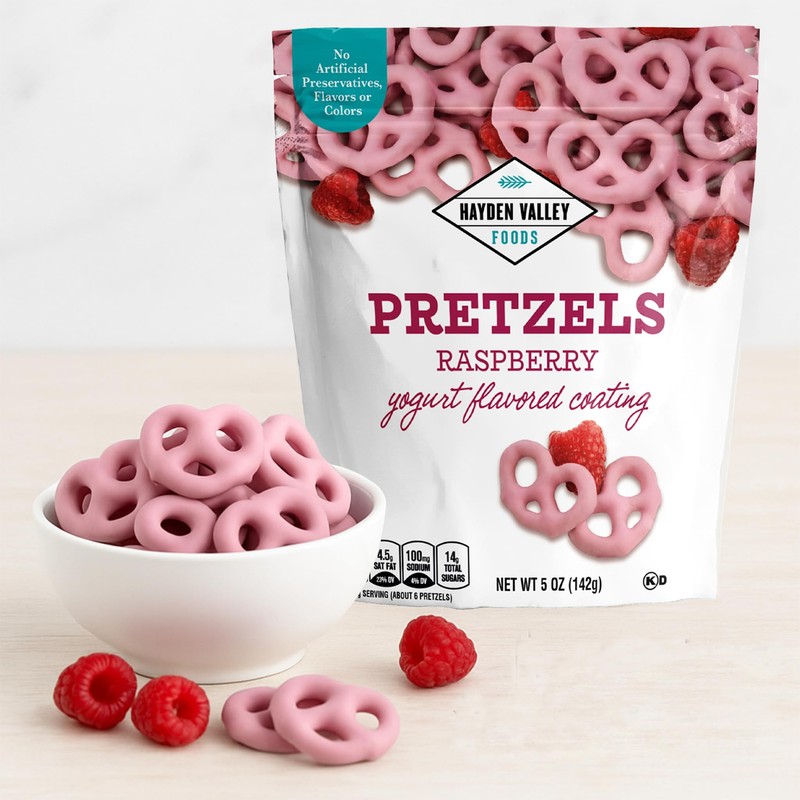 Hayden Valley Foods Raspberry Yogurt Flavored Covered Pretzels | 5