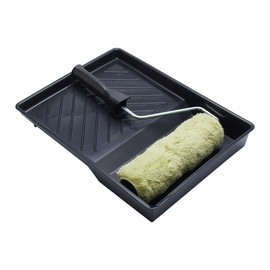 ProDec 225mm x 44mm 3 Piece Woven Paint Roller Cage Frame and Bowl Set for Heavy Duty Application Painting with Emulsion and Masonry Paints on Interior and Exterior Walls and Ceilings