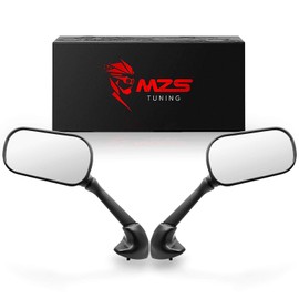 MZS Motorcycle Mirrors Rear View Compatible with Yamaha YZF R1 1998-2008/ YZF R6 1998-2007/ YZF R6S