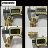 MENSI 1/2 “ Quick Connect Disconnect Male Plug Fittings X
