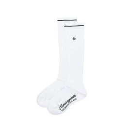 Munsing Wear MG5SSO04L Women's Socks, Compression Lined, High Socks, One Point, Antibacterial, Deodorizing, Golf, Women's, WH00 (white)