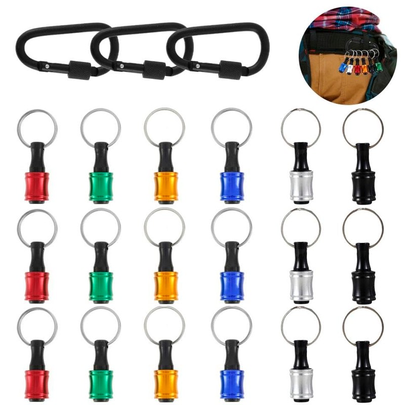 18Pcs 1/4inch Hex Shank Bit Holder - Portable Socket Quick