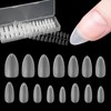 Fingooo Nail Tips, Ultra Thin, 300 Pieces, Long, Clear, Medium