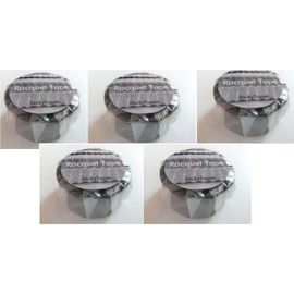 StickyTapes PU Supergrip - replacement racquet grip - tennis/badminton/squash (5 grips)