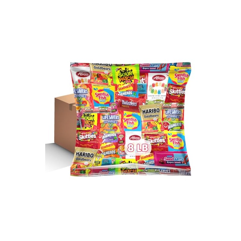 Assorted Candy Variety Pack - Individually Wrapped Party Candy Assortment