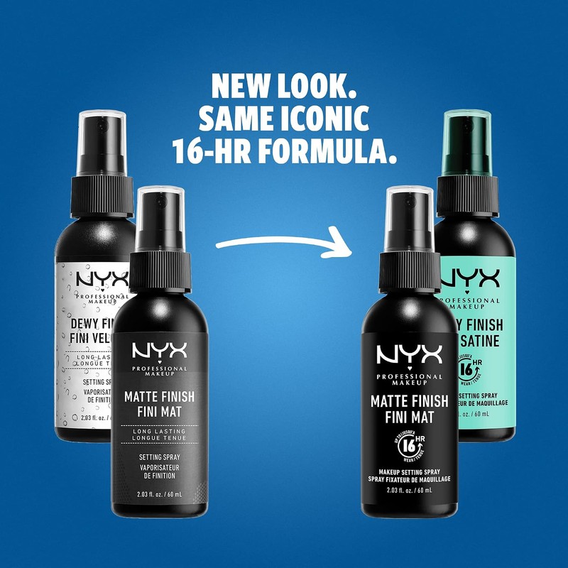 NYX PROFESSIONAL MAKEUP Makeup Setting Spray Matte Finish + Dewy
