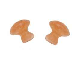 QYLHH 2 Pcs Mushroom Shape Himalayan Salt Massage Stones Hot Massage Cold Massage Stones Set Warm Rocks Kit for Facial SPA