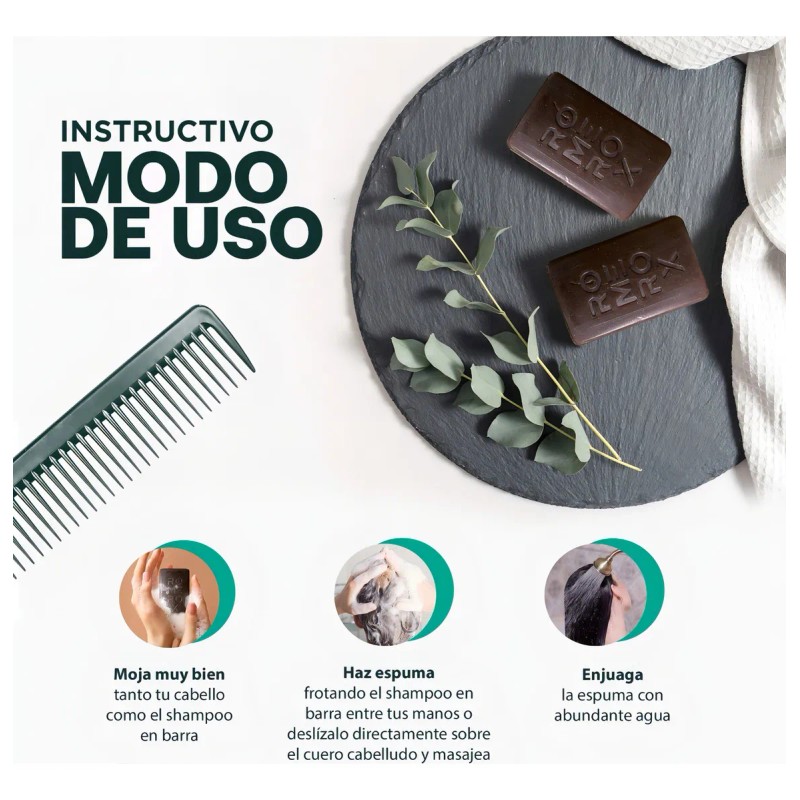 Shampoo Anticaída Romerox Tratamiento Cabello Y Barba 3 Pack