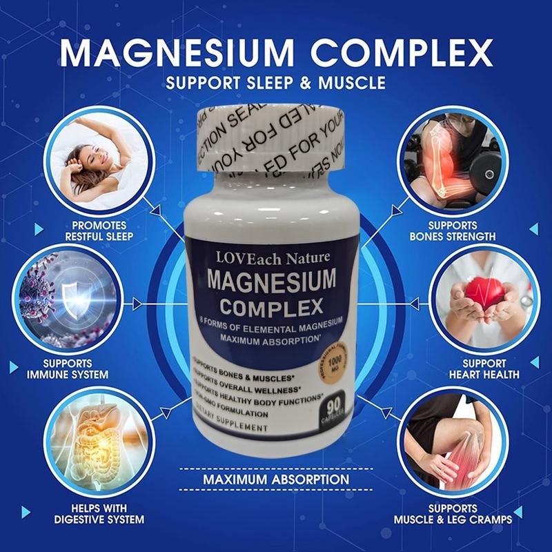 LOVEach Magnesium Complex: 8 Essential Minerals for Bone & Brain