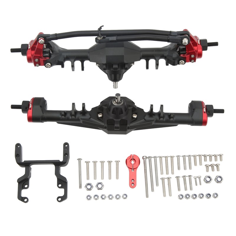 RC Front Rear Axle CNC Aluminum Alloy RC Car Front