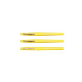 PaperMate Yellow Flair Pens. 3 Pack.
