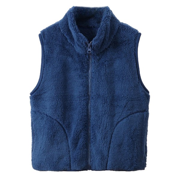 [Enfants Chéris] キッズ ボアベスト 男の子 女の子 親子服 子供服 紳士 レディース