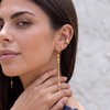 TONTMY STUDIOS Gold Chain Earrings for Women