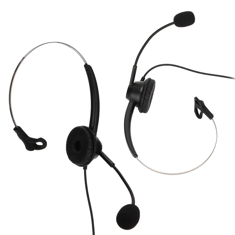 H360‑3.5‑U901 Single Ear Customer Service Headset Adjustable Volume Mute Unilateral