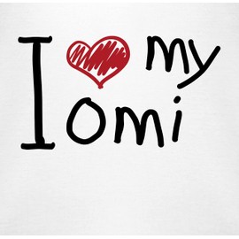 Shirtracer - Baby Bodysuit Boy Girl - Grandma - I Love My Omi Landscape Black, 1 White