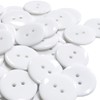 50 Pcs Resin Buttons 2 Hole Buttons for Sewing Round
