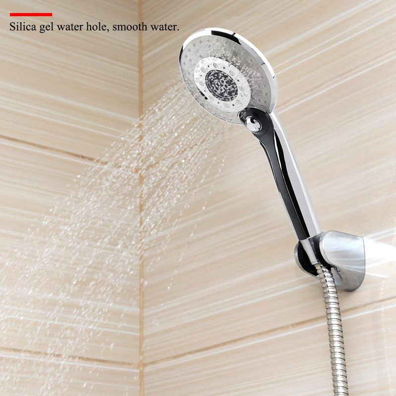 LED Shower Head, Rain Shower, 3 Colours, Colour Changing, Temperature