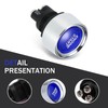 Zeathery Car Ignition Push Button Switch, 50A 12V with LED