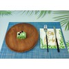 32Pcs Eucalyptus Leaf Oh Baby Napkins Sage Green 6.5in
