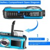 Helangel Digital Camera Waterproof Full HD 2.7K 48MP Underwater Camera
